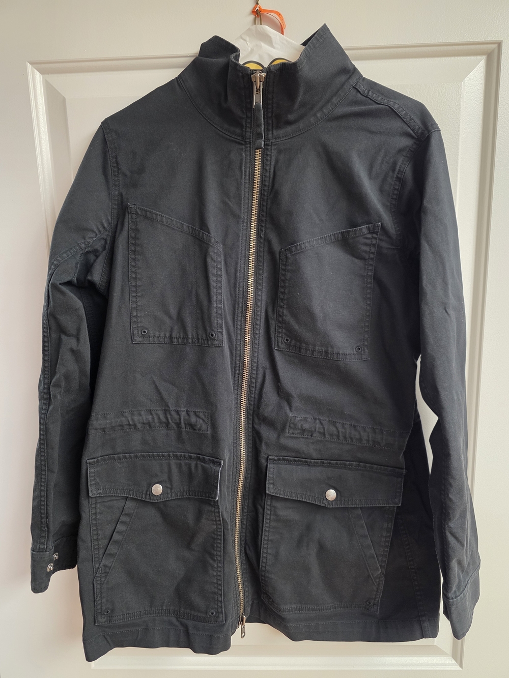 Duluth By Duluth Trading Women's Black Zip-Front Cotton Jacket